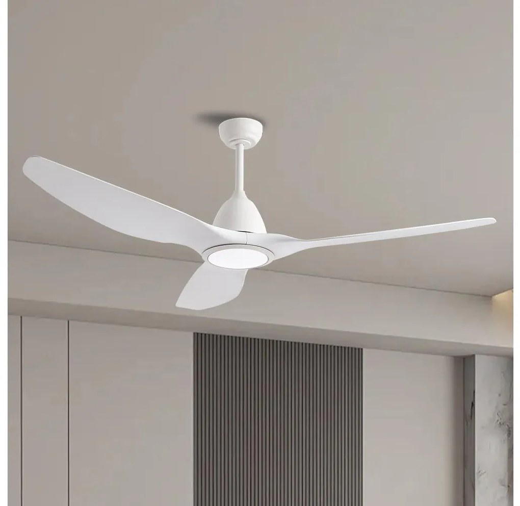 ZEVENTI - LED Вентилатор за таван URBINO LED/20W/230V Wi-Fi Tuya бял + д.у.