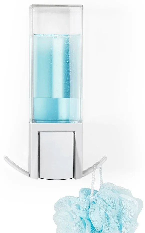 Бял диспенсър за сапун, монтиран на стена, 500 ml - Compactor