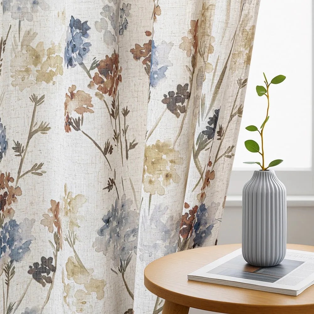 Кремаво перде 135x250 cm Flosi – Restilo