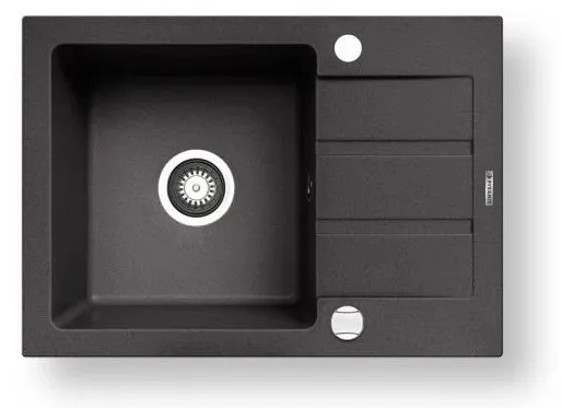 Pyramis 70166501 - Кухненска мивка NEXT 62x44 см гранит мат черен