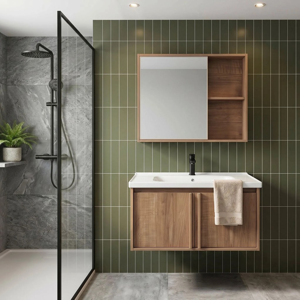 Комплект мебели за баня с мивка Gama T25023 HHL 80CM