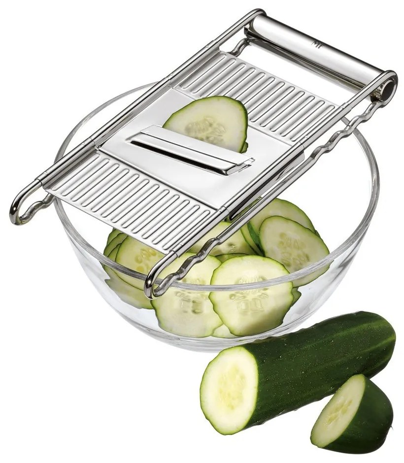 Ренде от неръждаема стомана с 4 сменяеми повърхности за настъргване Cromargan® Gourmet - WMF