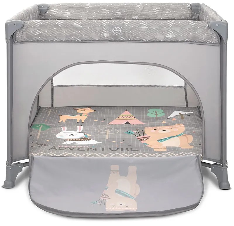 LORELLI Classic Кошара за игра PLAY N RELAX GREY ADVENTURE