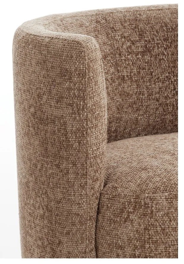 Тъмнокафяво кресло Kamova – Light &amp; Living