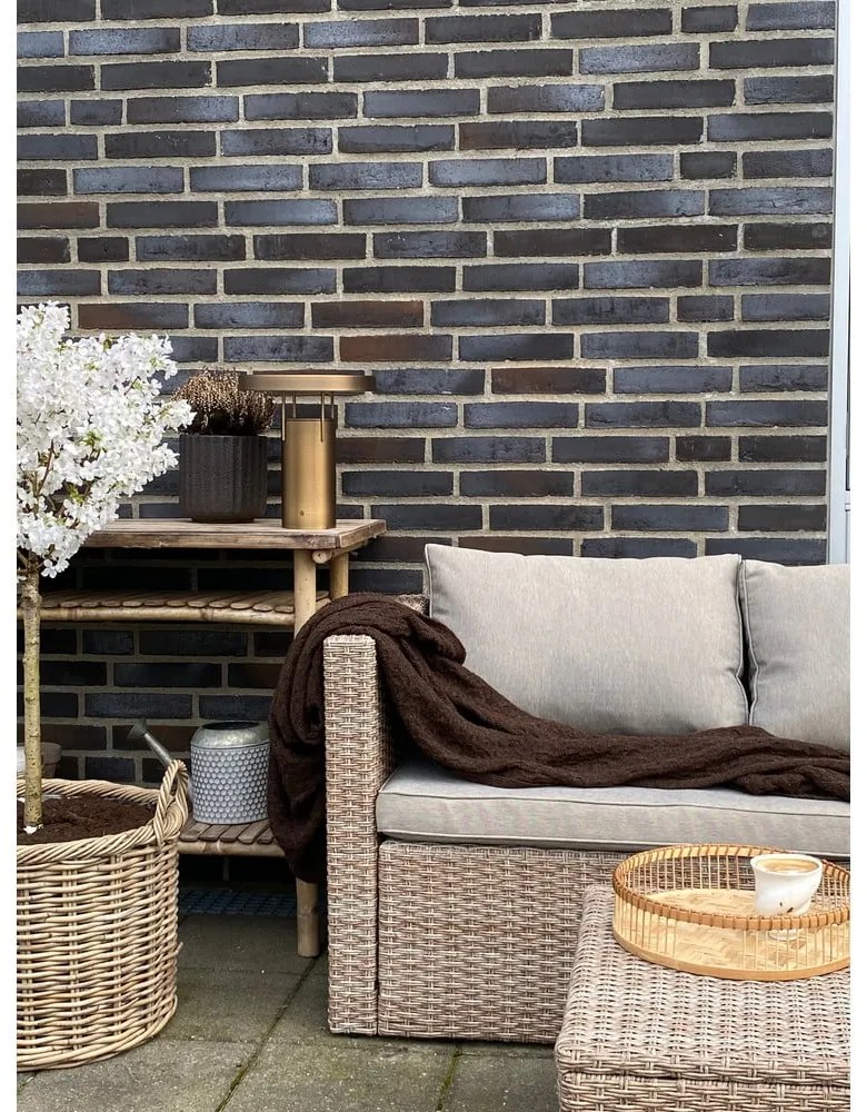 LED затъмняваща се настолна лампа в бронзов цвят с метален абажур (височина 28 cm) BringMe – Hübsch