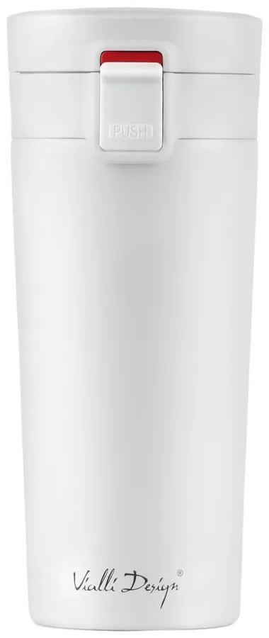 Бял термос за пътуване , 400 ml Fuori - Vialli Design