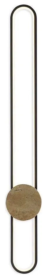 LED настенно осветително тяло FLORENTYNA LED/24W/230V 4000K черно/бежово