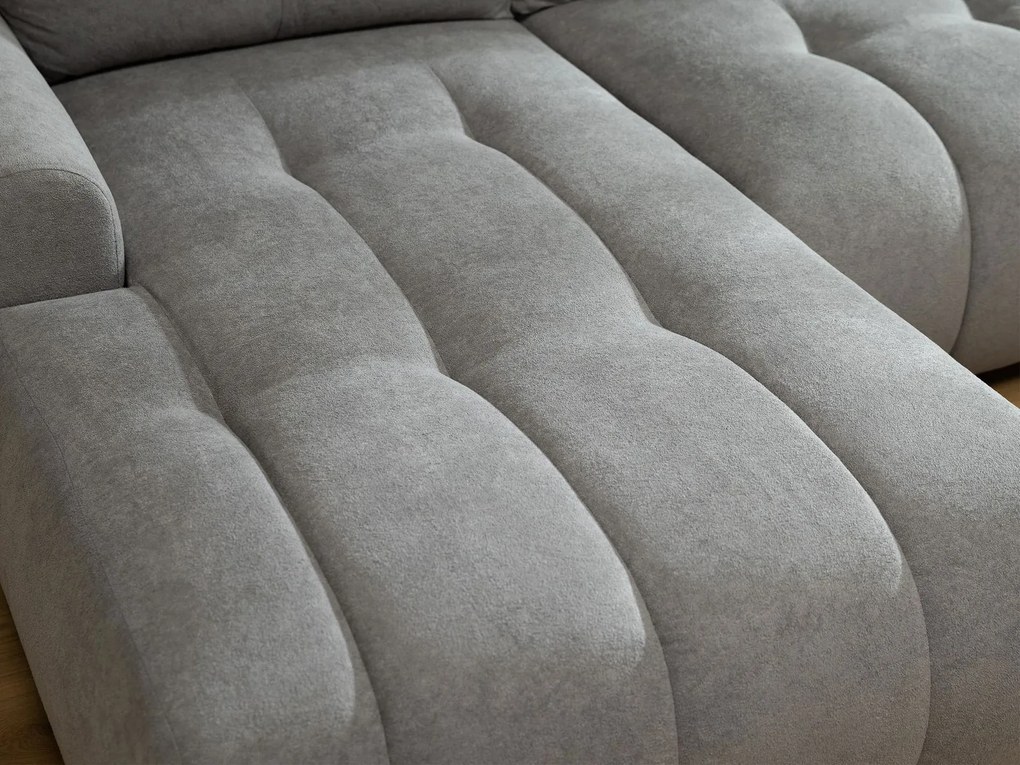 Ъглов диван Fiorano-Сиво-Ляв