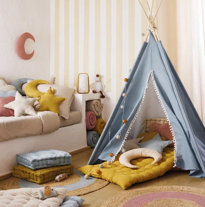 Детска възглавница atmosphera Cloud - Син