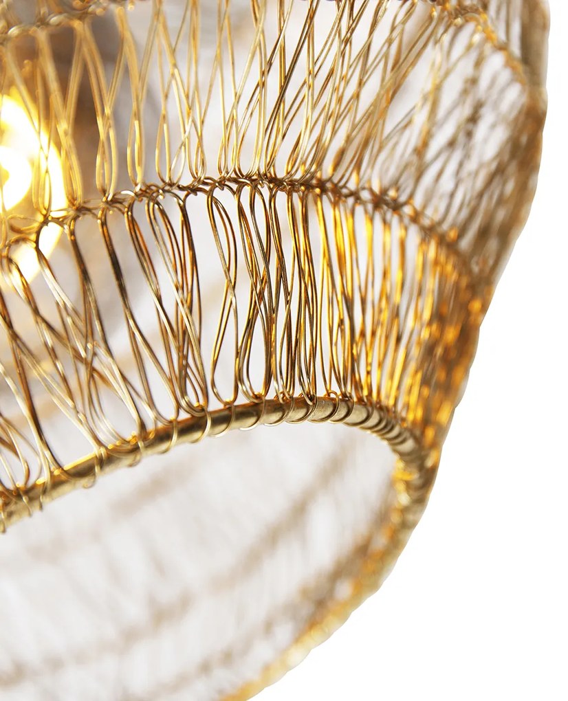 Ориенталски таванен аплик златен 25 см - Vadi