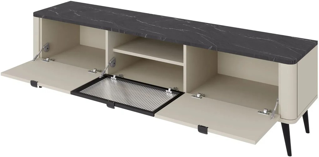 ТВ шкаф Marly Reg I-Черен