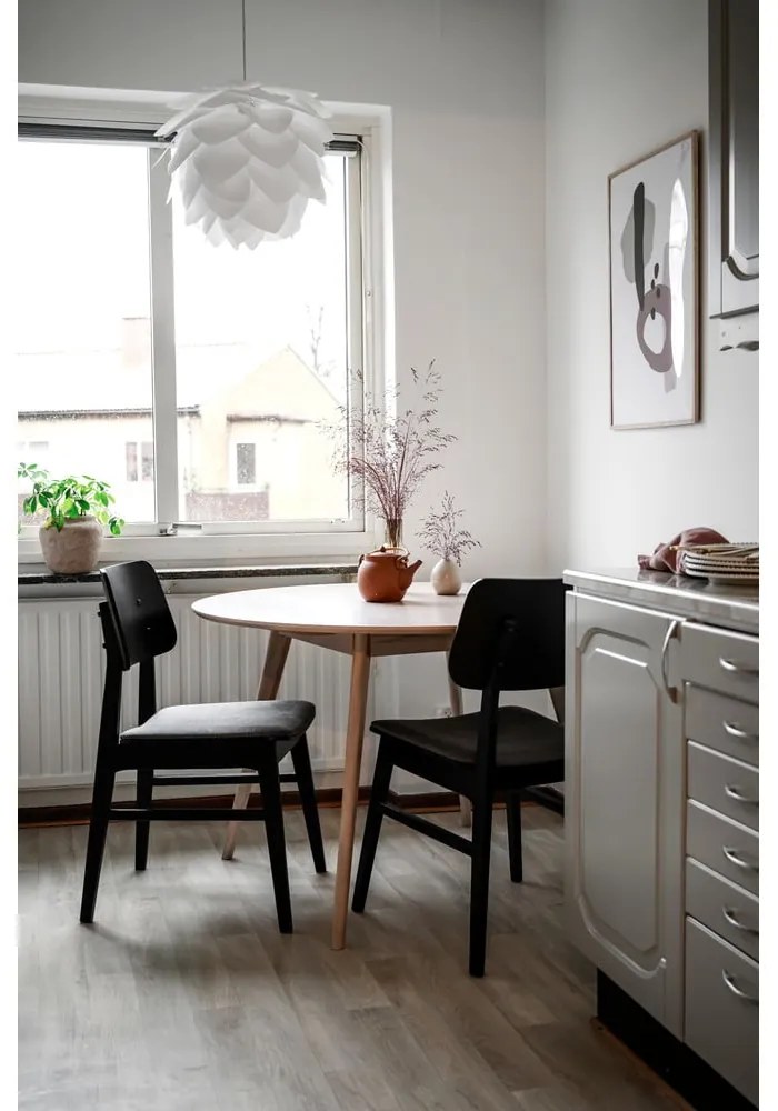 Кръгла маса за хранене с плот от дъб 115x115 cm Yumi - Rowico