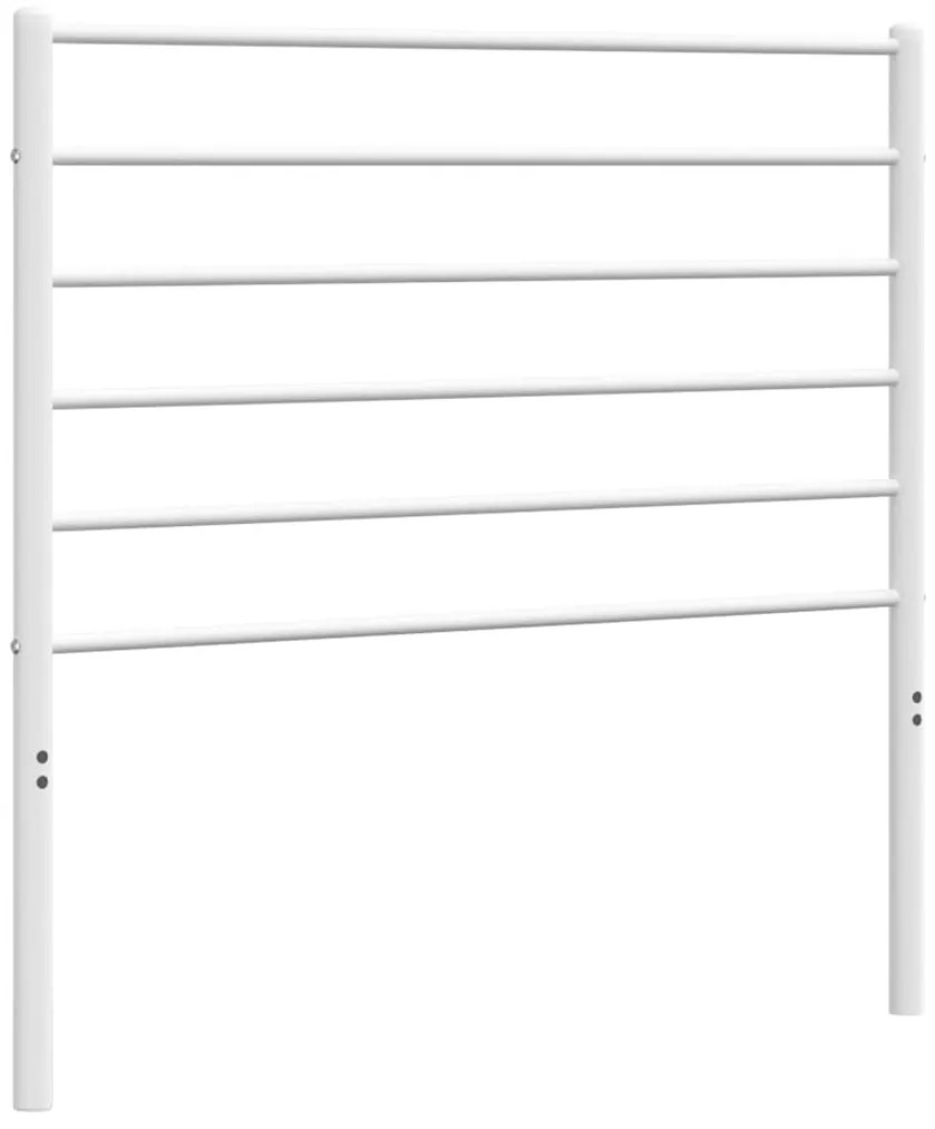 352397 vidaXL Метална резервна табла за легло, бяла, 100 см
