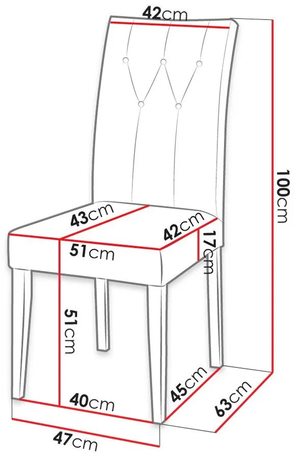 Стол Marcia S67 BK-Prasino