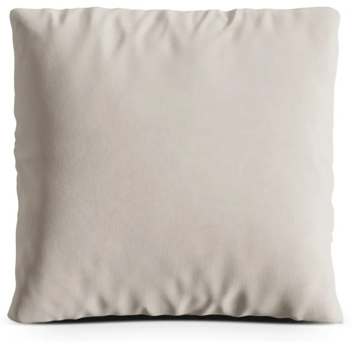 Бежова кадифена възглавница за диван Kemi – Cosmopolitan Design