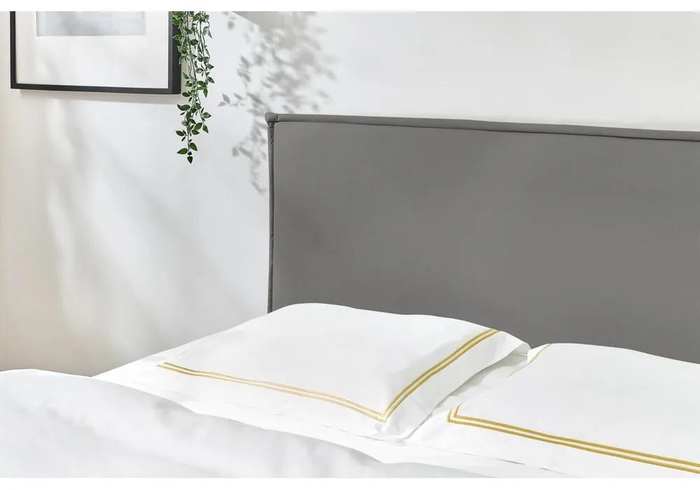 Антрацит тапицирано двойно легло с решетка 180x200 cm Sary - Bobochic Paris