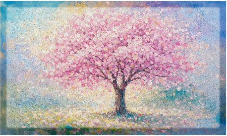 Изтривалка от PVC 40x70 cm Blossom Tree – Artsy Doormats