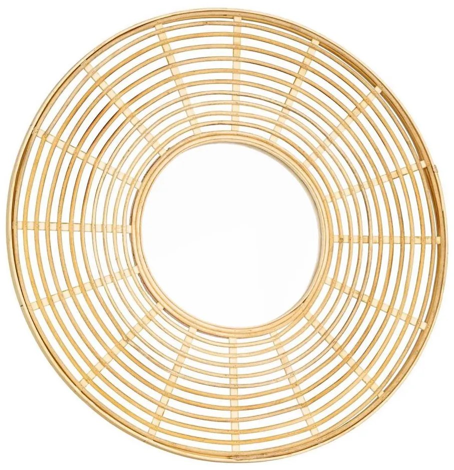 Eglo 425029 - Стенно огледало MITSUKE, пр. 55 см, бамбук