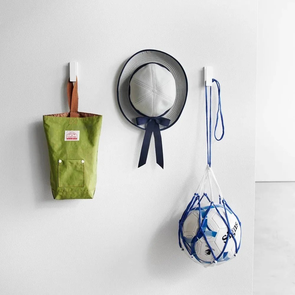 Бели стенни метални комплект куки 3 бр. Tower – YAMAZAKI