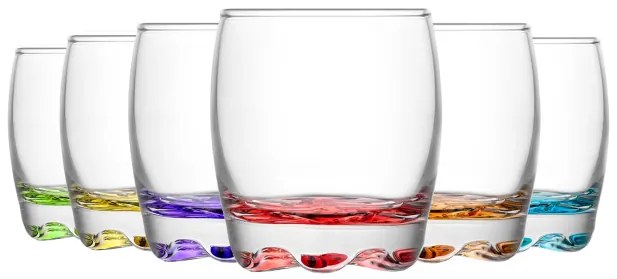 Lav - Стъклена чаша за алкохол / аператив 80мл различни цветове CORAL ADORA ADR 03 РТ 068