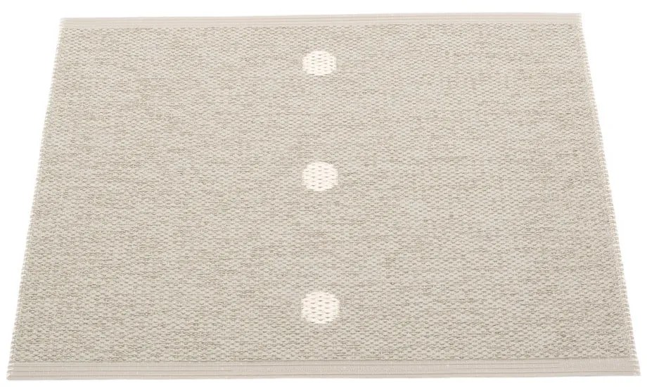 Бежов и кремав килим за открито и закрито 70x60 cm Peg Linen Vanilla – Pappelina