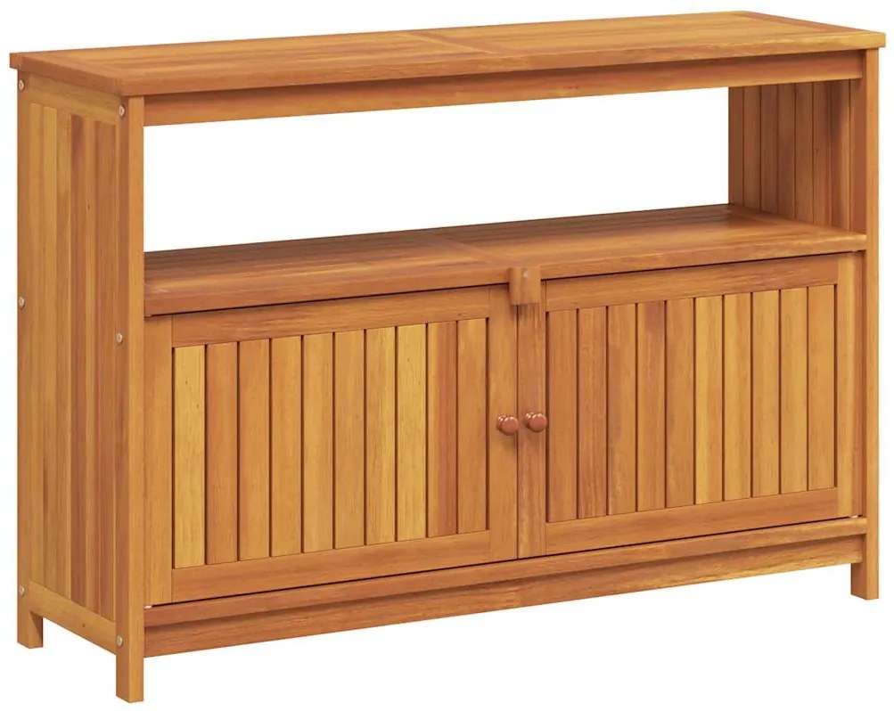 319697 vidaXL Градинска конзолна маса, 110x35x75 см, акация масив