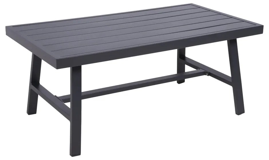 Тъмносив алуминиев градински комплект за отдих за 4 души Denia – Garden Pleasure