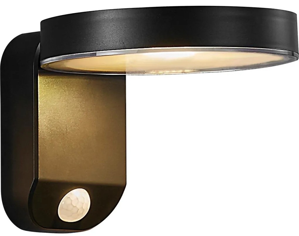Nordlux - LED соларен стенен фенер с сензор RICA LED/5W/3,7V IP44