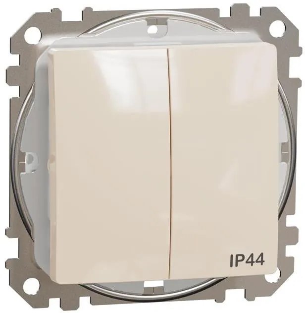 SE Сериен ключ IP44 цвят Крем Sedna  - SDD212105