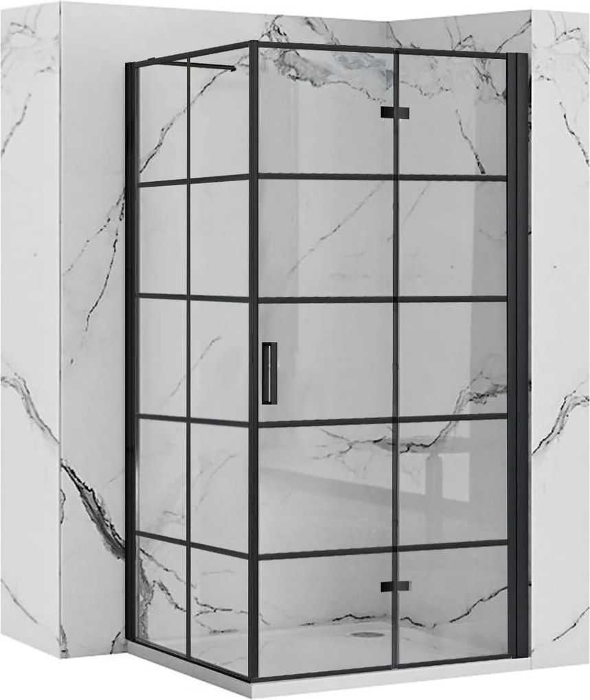 Душ кабина Rea Molier Black 100x90