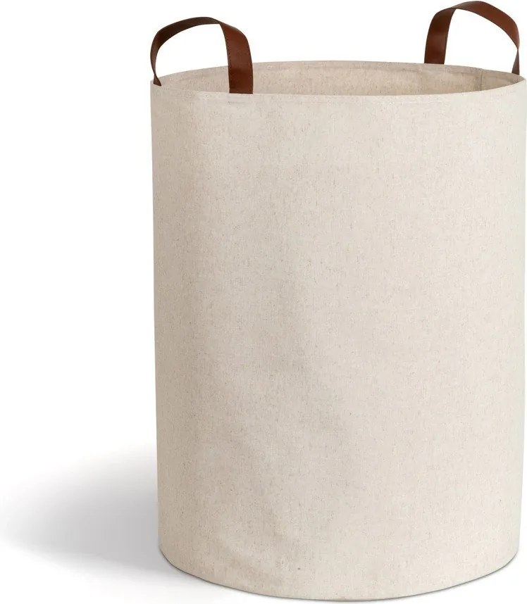 Бежов текстилен кош за пране 69 l Soft Storage – Bigso