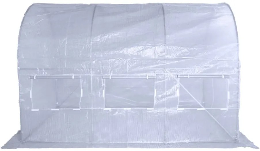 Оранжерия за градина БЯЛА 2x3м с UV защита PREMIUM