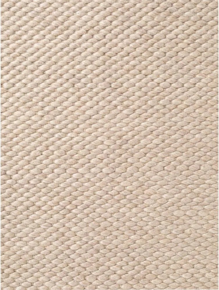 Бежов ръчно изработен вълнен килим 140x200 cm Lyon Beans – Elle Decoration