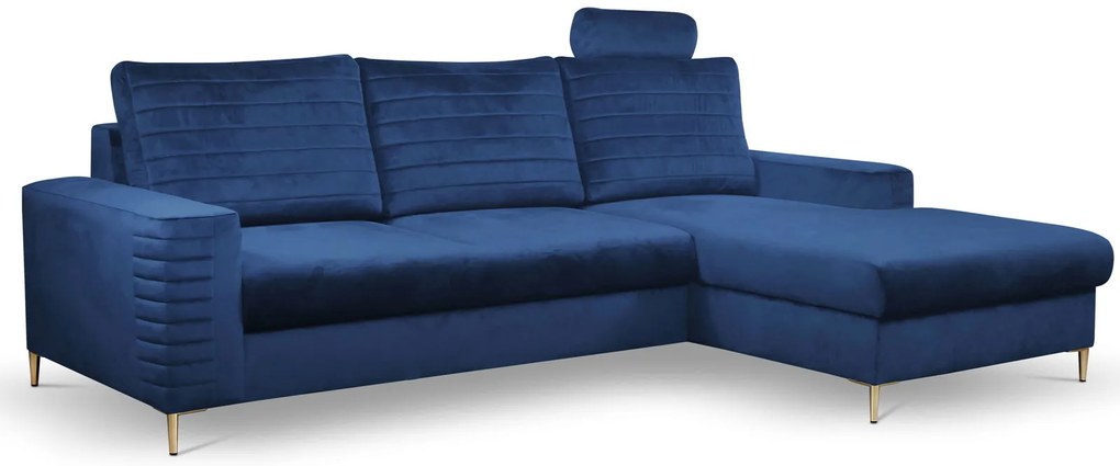 Ъглов диван Consuegra-Син