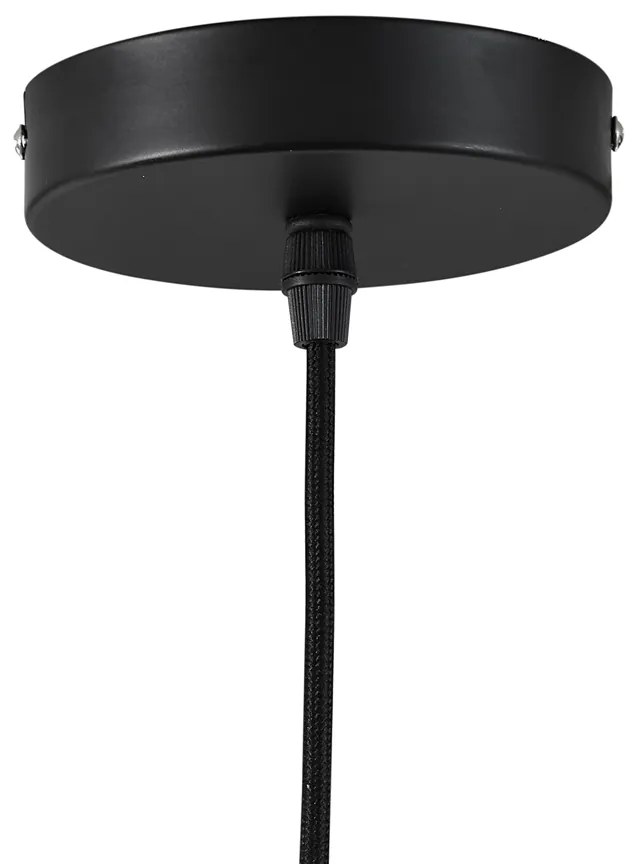 Скандинавска висяща лампа кафява 45 см - Lina Natural