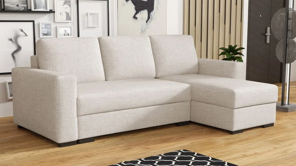 Ъглов диван Latte-Ekrou