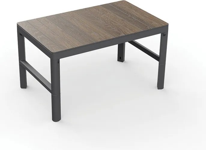 Градинска масичка за кафе от декор от орех 71,5x116 cm Lyon – Keter