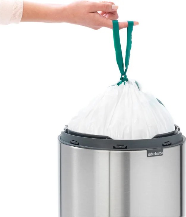 Кош за боклук Brabantia Touch Bin New 650008, 30 л, Безшумно и плавно затваряне, Черен мат