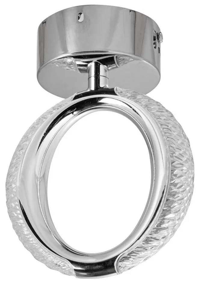 LED Плафониера LED/14W/230V 3000-5000K Ø 16 см лъскав хром