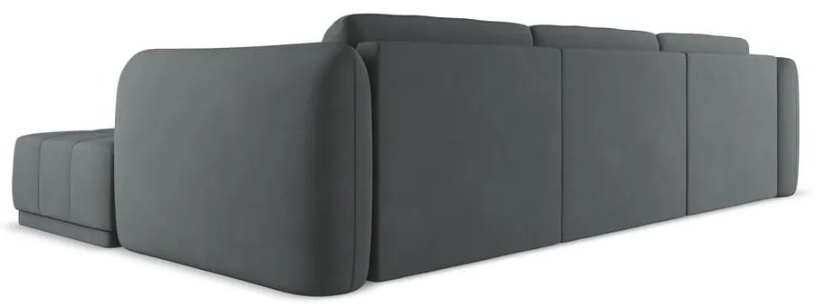 Тъмносив ъглов диван (десен ъгъл) Hoku – Makamii