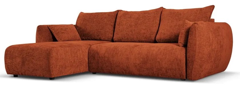 Оранжев ъглов диван (ляв ъгъл) Matera - Cosmopolitan Design