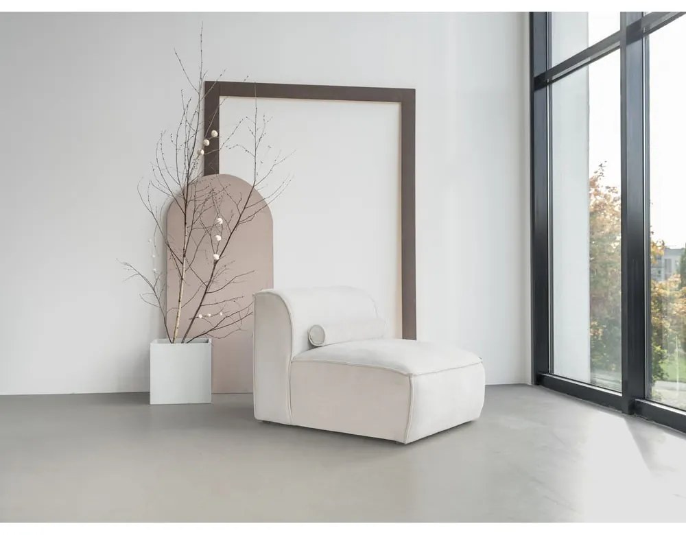 Бял модулен диван (среден модул) Flex Felix – Miuform