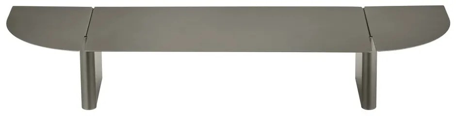 Сив стоманен стенен рафт 80 cm Oru – Blomus