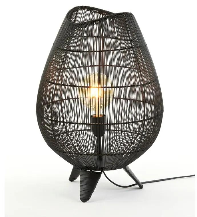 Черна настолна лампа (височина 47 cm) Yumi - Light &amp; Living