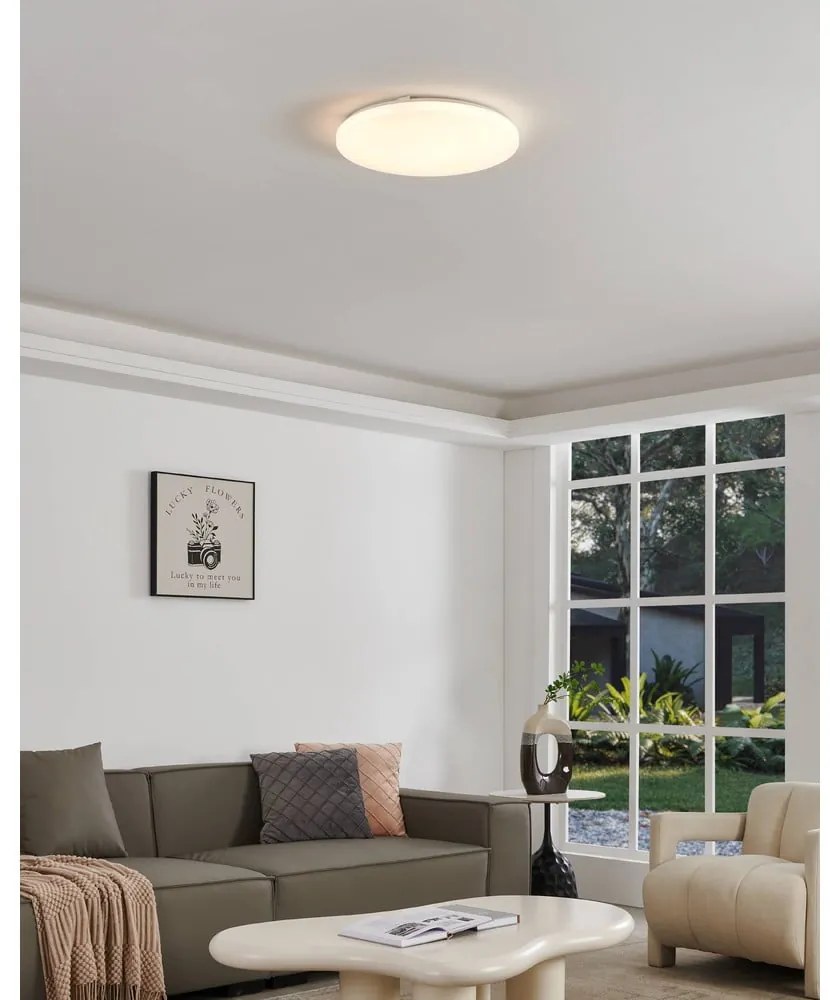 Бяло LED осветително тяло за таван FRANIA – EGLO