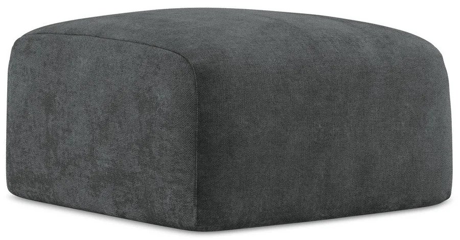 Тъмносива шенилова табуретка Leila – Makamii