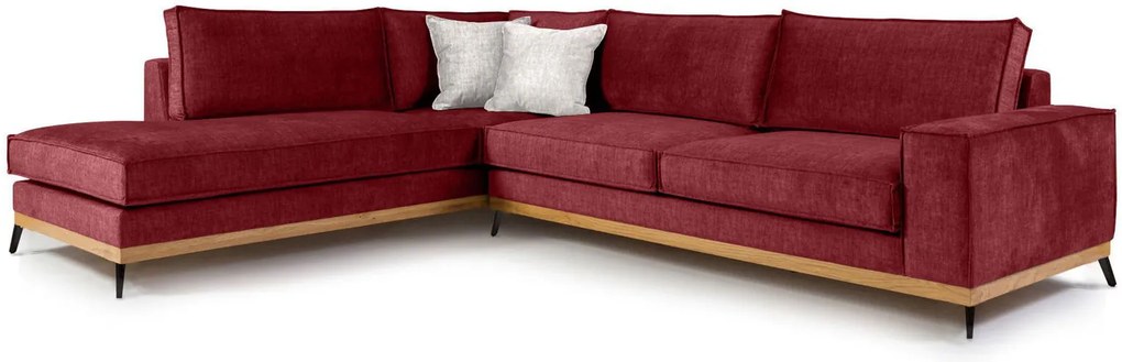 Ъглов диван Fredrik-Red-Left