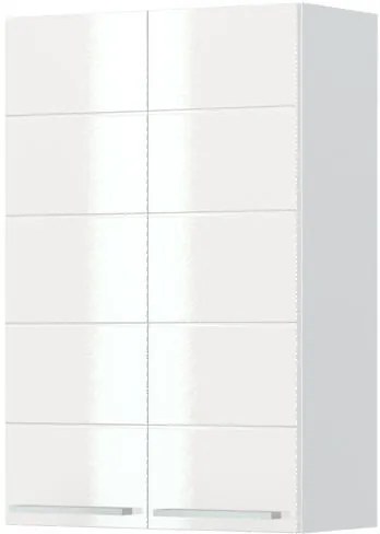 Висящ шкаф Hudson V9-60-2K-White - White glossy