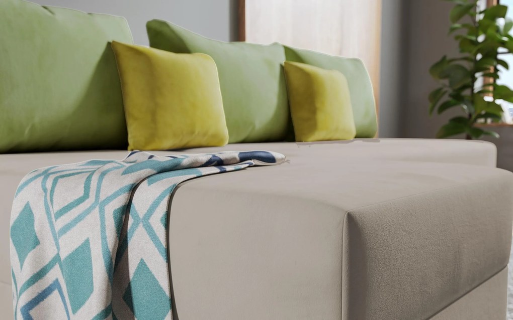 Разтегателен ъглов диван Дафини