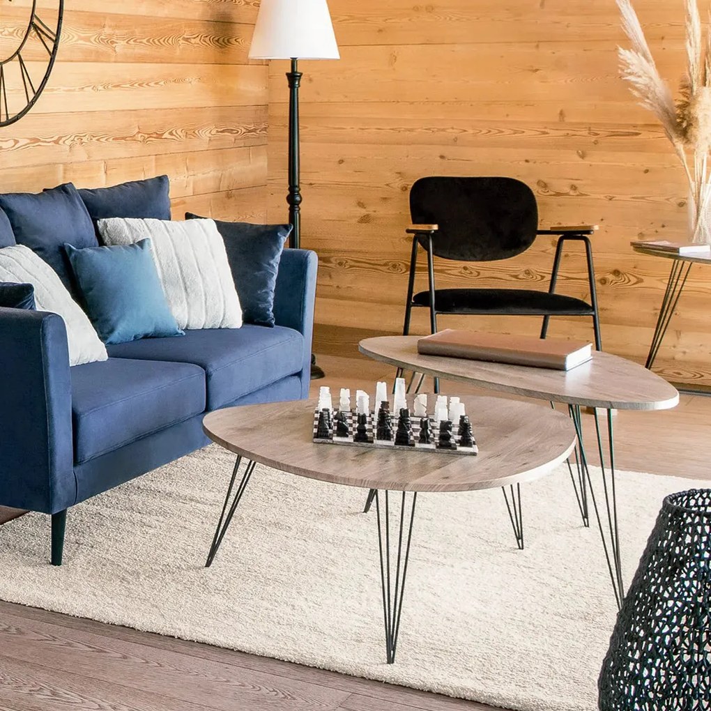 Холна маса atmosphera Neile, MDF, 69x54x60 cm - Бял